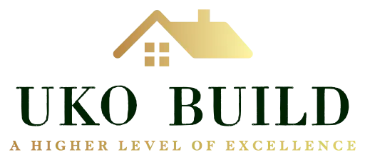UKO BUILD- Construction Company logo
